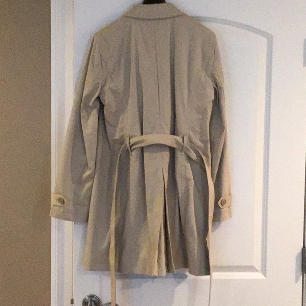 Coach beige short trench coat - Picture 5 of 8